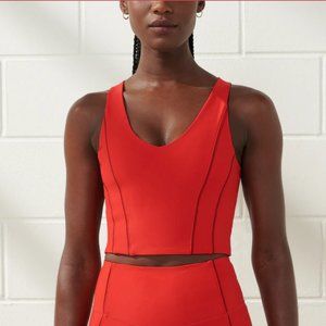 YPB Corset Slim V-Neck Tank Size: M